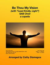 Be Thou My Vision with Lead, Kindly Light SAB choral sheet music cover